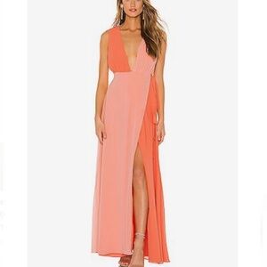 Majorelle Noah Gown in Sherbert & Orange